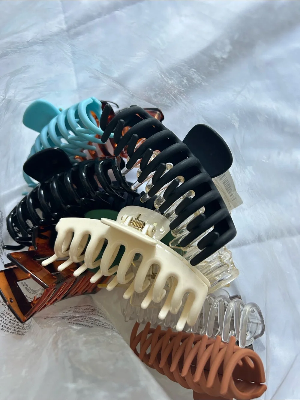 Assorted Women’s Hair Claw Clips - Multi Color Pack